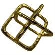 Bergamo Art 7.5 inch Decorative Handmade Aluminum Square Sculpture in Gold