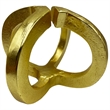 Bergamo Art 8 Inch Wide Decorative Handmade Aluminum Modern Sculpture in Gold