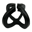 Bergamo Art 8 Inch Wide Decorative Handmade Aluminum Modern Sculpture in Black