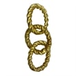 Bergamo Art Decorative Handmade Aluminum Modern Chain Sculpture in Gold