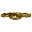 Bergamo Art 7 Inch Decorative Handmade Aluminum Modern Chain Sculpture in Gold