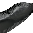 Bergamo Art 18 Inch Wide Decorative Handmade Aluminum Modern Tray in Black