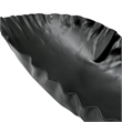 Bergamo Art 18 Inch Wide Decorative Handmade Aluminum Modern Tray in Black