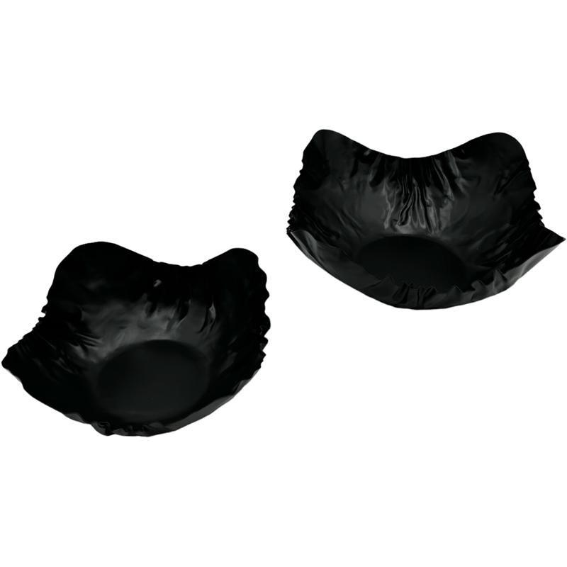 Bergamo Art Set of 2 Decorative Handmade Aluminum Modern Bowl in Black