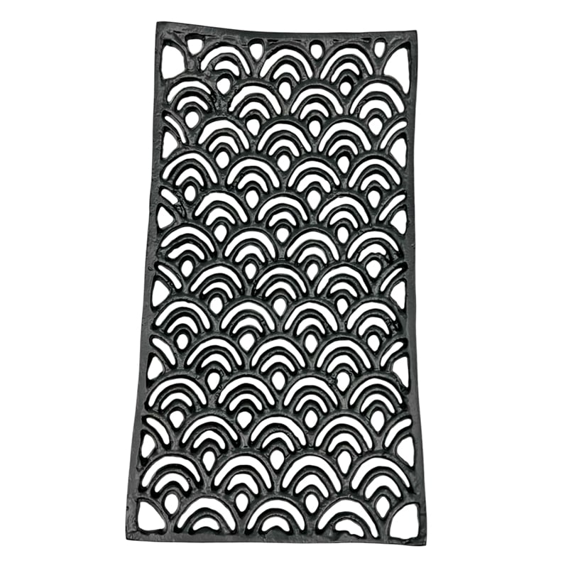 Bergamo Art Decorative Handmade Aluminum Square Planter in Black