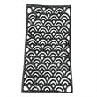 Bergamo Art Decorative Handmade Aluminum Square Planter in Black