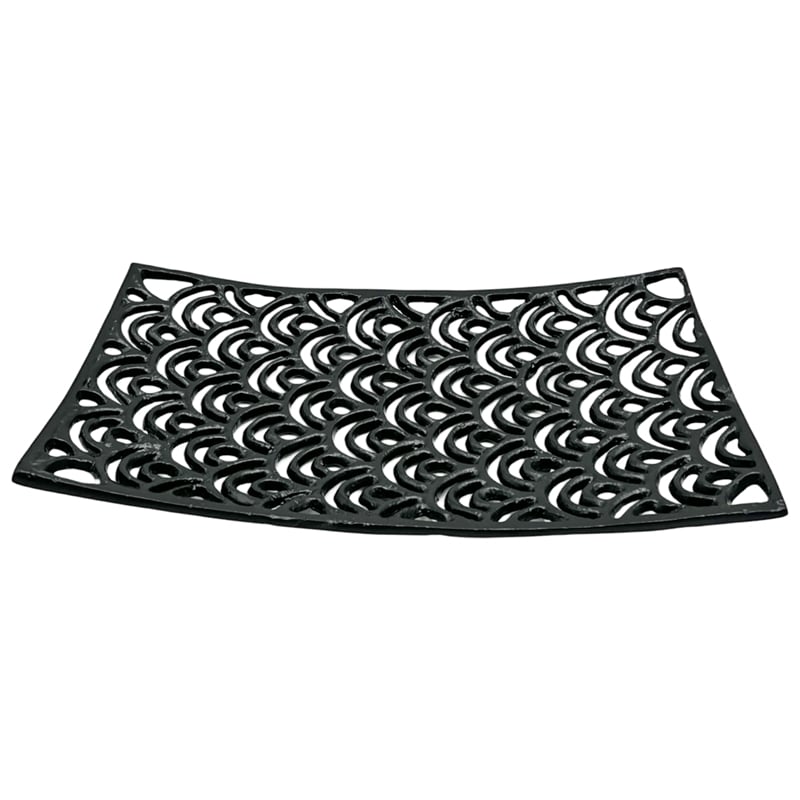 Bergamo Art Decorative Handmade Aluminum Square Planter in Black