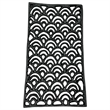 Bergamo Art Decorative Handmade Aluminum Square Planter in Black