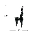 Bergamo Art 12 Inch Tall Decorative Handmade Aluminum Goat Sculpture