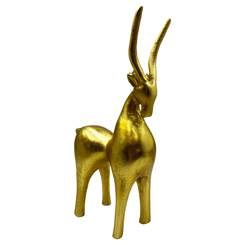 Bergamo Art 12 Inch Tall Decorative Handmade Aluminum Goat Sculpture