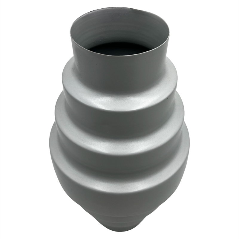 Bergamo Art 12 Inch Tall Decorative Handmade Aluminum Modern Flower Vase