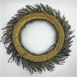 Bergamo Art Preserved Decorative Real Lavender Wreaths in Purple