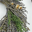 Bergamo Art Preserved Decorative Real Lavender Wreaths in Purple