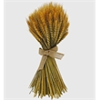 Bergamo Art Preserved Decorative Wheat Standing Topiary Plant in Gold