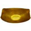 Bergamo Art 12.5 Inch Wide Decorative Handmade Aluminum Modern Bowl in Gold
