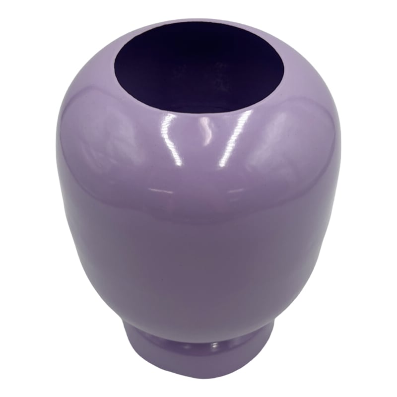 Bergamo Art 8 Inch Tall Decorative Handmade Iron Modern Round Flower Vase