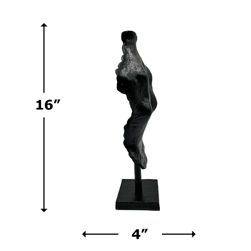 Bergamo Art 16 Inch Tall Decorative Handmade Aluminum Abstract Body Sculpture