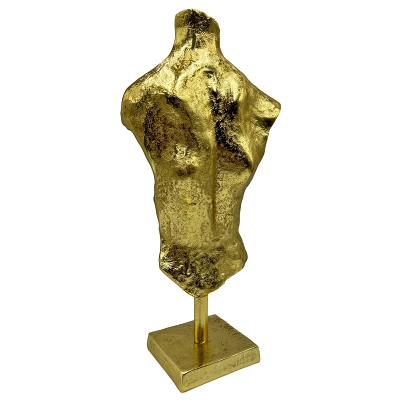 Bergamo Art 16 Inch Tall Decorative Handmade Aluminum Abstract Body Sculpture