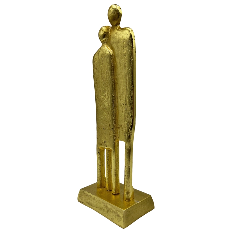 Bergamo Art 14 Inch Tall Decorative Handmade Aluminum Modern People Sculpture