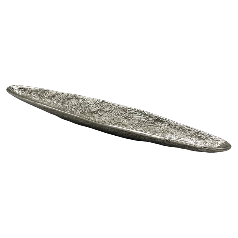 Bergamo Art 21 Inch Wide Decorative Handmade Aluminum Modern Tray