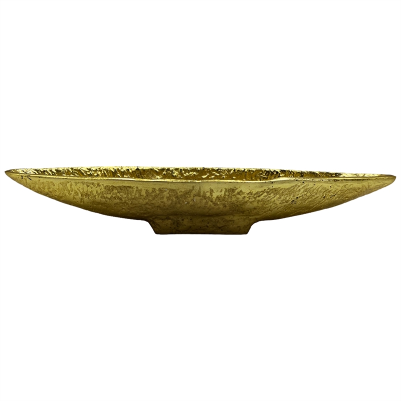 Bergamo Art 14 Inch Wide Decorative Handmade Aluminum Modern Tray