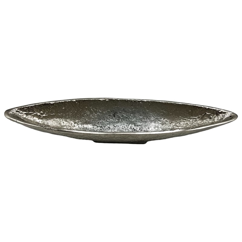 Bergamo Art 14 Inch Wide Decorative Handmade Aluminum Modern Tray