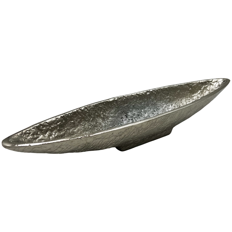 Bergamo Art 14 Inch Wide Decorative Handmade Aluminum Modern Tray