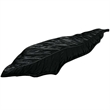 Bergamo Art 21 Inch Wide Decorative Handmade Aluminum Modern Leaf Tray