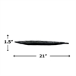 Bergamo Art 21 Inch Wide Decorative Handmade Aluminum Modern Leaf Tray