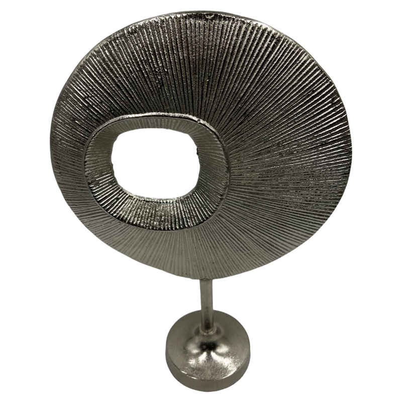 Bergamo Art Decorative Handmade Aluminum 19 inch Modern Eyeball Mirror Sculpture
