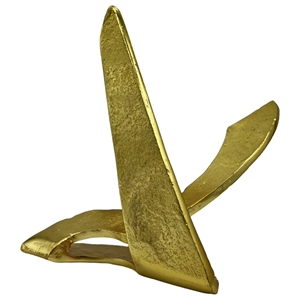 Bergamo Art 9 Inch Tall Decorative Handmade Aluminum Abstract Sculpture