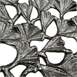Bergamo Art 11.5 Inch Wide Decorative Handmade Aluminum Leaf Platter