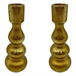 Bergamo Art 7 Inch Decorative Handmade Aluminum Modern Candle holder Set of 2