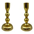 Bergamo Art 7 Inch Decorative Handmade Aluminum Modern Candle holder Set of 2