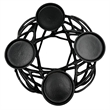 Bergamo Art 12 Inch Decorative Handmade Aluminum Modern T-Light Candle holder