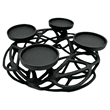 Bergamo Art 12 Inch Decorative Handmade Aluminum Modern T-Light Candle holder