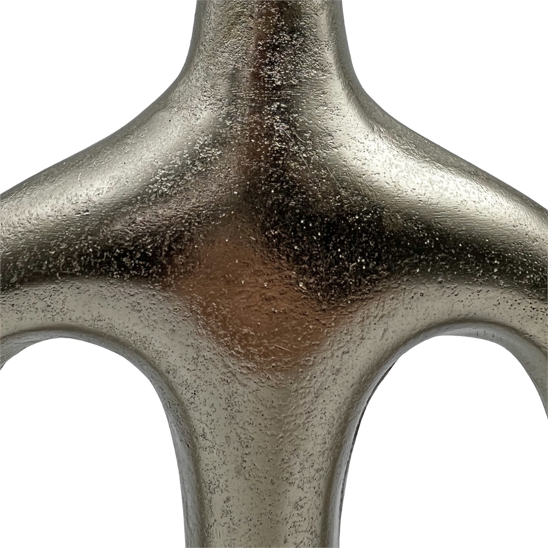 Bergamo Art 15 Inch Tall Decorative Handmade Aluminum Skinny Jug Flower Vase