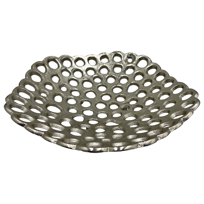 Bergamo Art Set of 2 Decorative Handmade Aluminum Pentagon Bowl