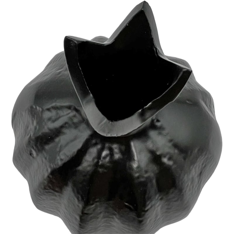 Bergamo Art 6 Inch Tall Decorative Handmade Aluminum Pomegranate Flower Vase