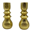Bergamo Art 7 Inch Decorative Handmade Aluminum Modern Candle holder Set of 2