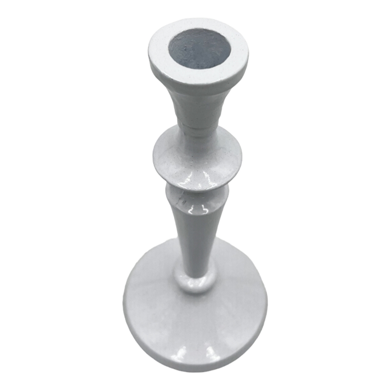 Bergamo Art 8 Inch Decorative Handmade Aluminum Artistic Candle holder Set of 2