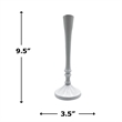 Bergamo Art 10 Inch Decorative Handmade Aluminum Stylish Candle holder Set of 2