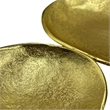 Bergamo Art Aluminum Irregular Round Wall Art Decoration in Gold