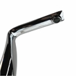 Bergamo Art Chrome Brass Bathroom Faucet with Pink Rose Quartz Handles