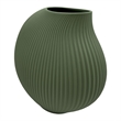 Bergamo Art 7 Inch Wide Modern Ceramic Vase for Flowers in Green