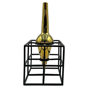 Bergamo Art 9 Inch Tall Amphora Cage Vase for Flowers