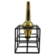 Bergamo Art 9 Inch Tall Amphora Cage Vase for Flowers