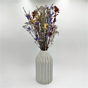 Bergamo Art 10 Inch High Real Preserved Mixed Bouquets Mix 7 in Small