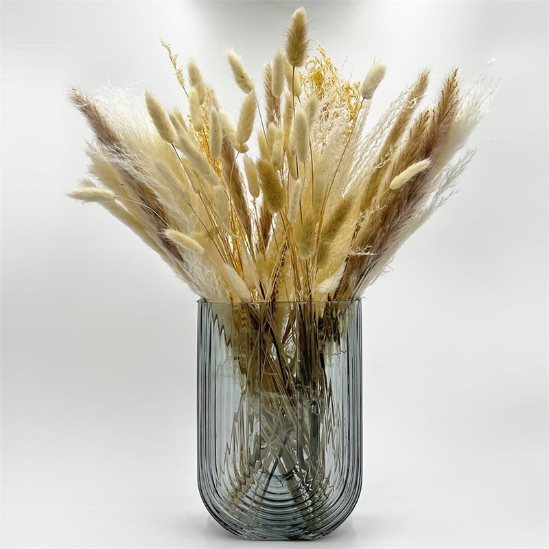 Bergamo Art 14 Inch High Real Preserved Mixed Bouquets Mix 8 in Medium