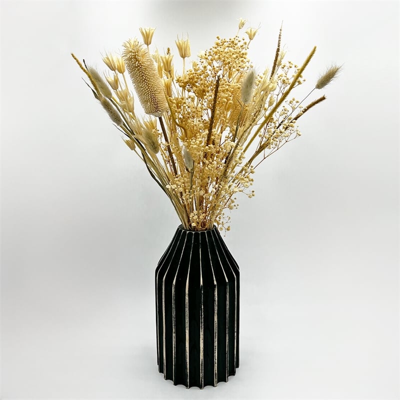 Bergamo Art 14 Inch High Real Preserved Mixed Bouquets Mix 11 in Medium